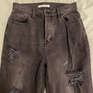 PacSun Black Straight Leg Jeans